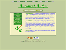 Tablet Screenshot of ancestralauthor.com